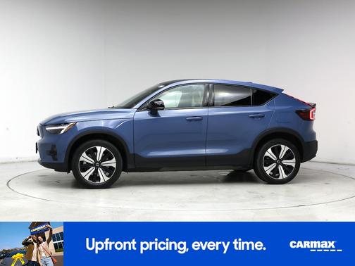 Blue 2023 Volvo C40 Recharge Pure Electric Twin Plus