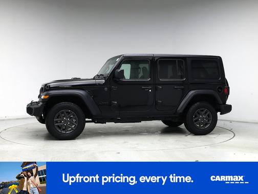 Black 2024 Jeep Wrangler Sport S