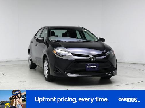 Black 2018 Toyota Corolla LE