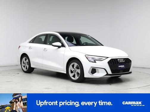 White 2023 Audi A3 Premium