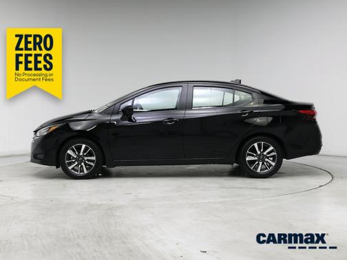 Black 2025 Nissan Versa SV