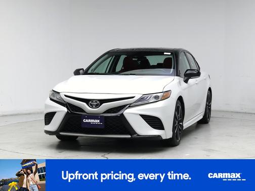 White 2019 Toyota Camry XSE