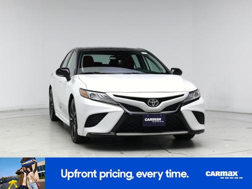 White 2019 Toyota Camry XSE