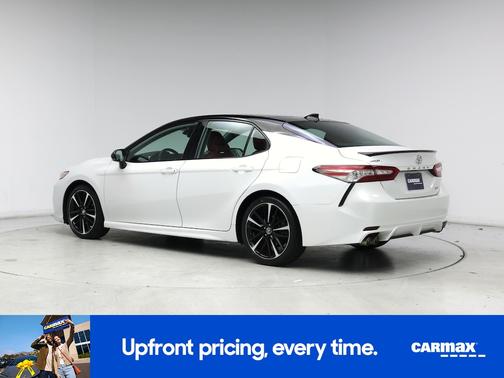 White 2019 Toyota Camry XSE
