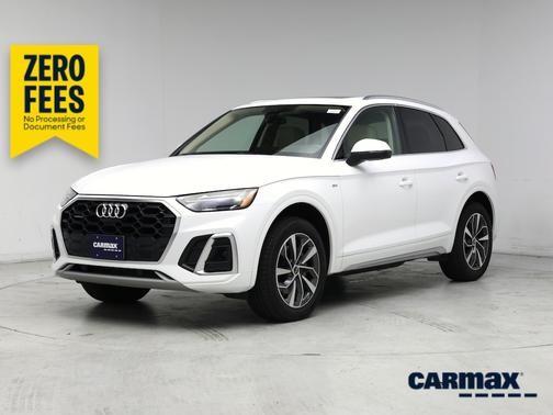 White 2022 Audi Q5 S-Line Premium Plus