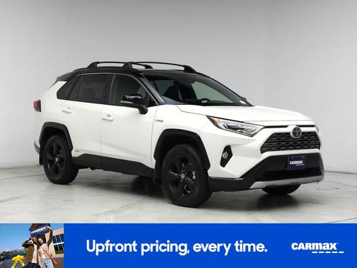 White 2020 Toyota RAV4 Hybrid XSE