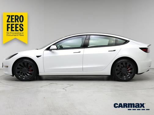 White 2023 Tesla Model 3 Performance