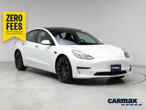 White 2023 Tesla Model 3 Performance