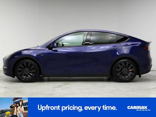 Blue 2023 Tesla Model Y Performance