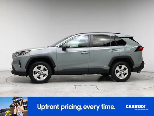 Gray 2021 Toyota RAV4 Hybrid XLE