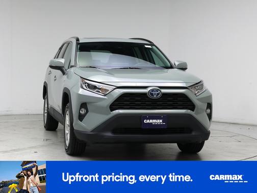 Gray 2021 Toyota RAV4 Hybrid XLE