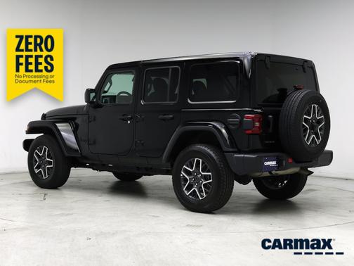 Black 2025 Jeep Wrangler Sahara