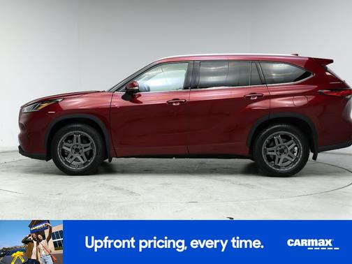 Red 2020 Toyota Highlander Limited