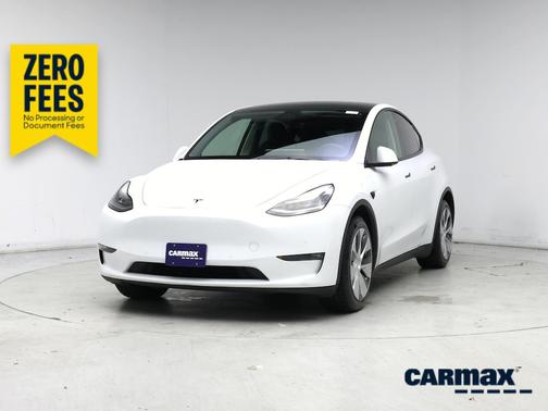 White 2021 Tesla Model Y Long Range
