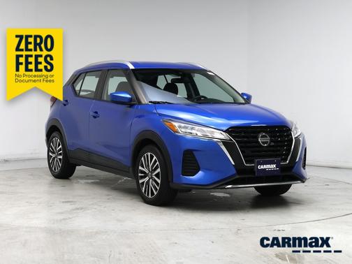 Blue 2021 Nissan Kicks SV