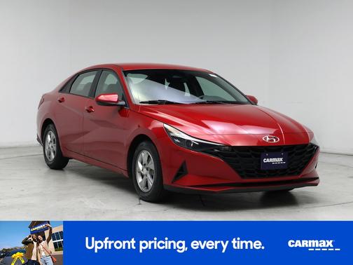 Red 2021 Hyundai ELANTRA SE