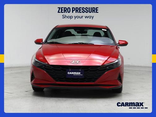 Red 2021 Hyundai ELANTRA SE