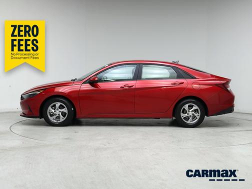 Red 2021 Hyundai ELANTRA SE