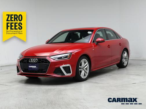 Red 2024 Audi A4 S-Line Premium Plus