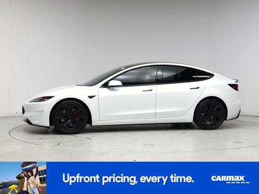 White 2025 Tesla Model 3 Performance