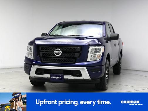 Blue 2022 Nissan Titan SV