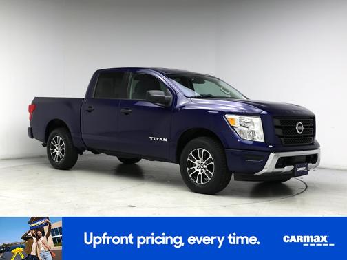 Blue 2022 Nissan Titan SV