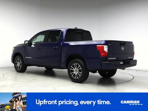 Blue 2022 Nissan Titan SV