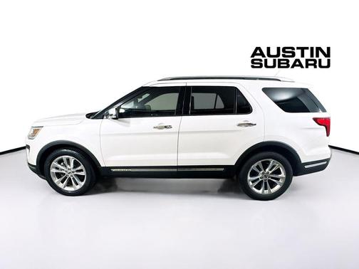White Platinum 2018 Ford Explorer Limited