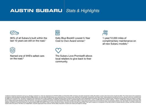 Blue 2026 Subaru Forester