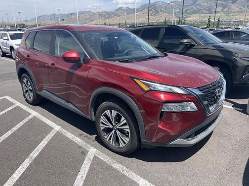 Scarlet Ember Tintcoat 2023 Nissan Rogue SV