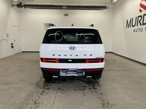 Serenity White 2026 Hyundai SANTA FE HEV Calligraphy