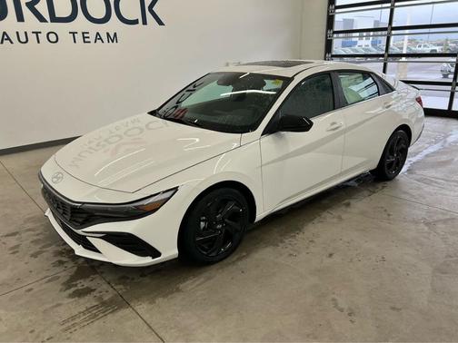 Serenity White 2026 Hyundai ELANTRA Sport