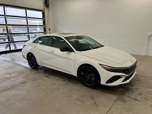 Serenity White 2026 Hyundai ELANTRA Sport