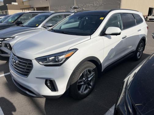 Monaco White 2018 Hyundai SANTA FE SE Ultimate