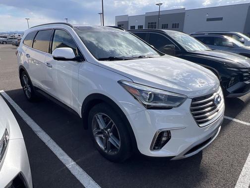Monaco White 2018 Hyundai SANTA FE SE Ultimate