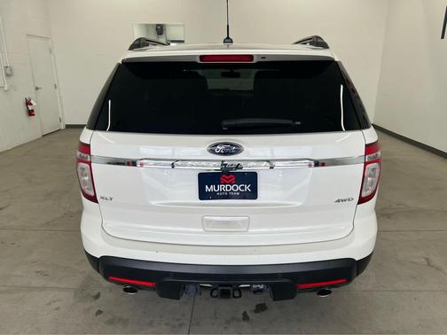White Platinum Metallic Tri-Coat 2014 Ford Explorer XLT
