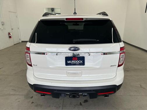 White Platinum Metallic Tri-Coat 2014 Ford Explorer XLT