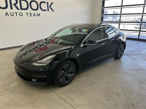 Solid Black 2018 Tesla Model 3 Long Range
