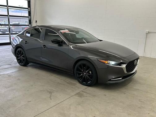 Machine Gray Metallic 2021 Mazda Mazda3 2.5 Turbo AWD