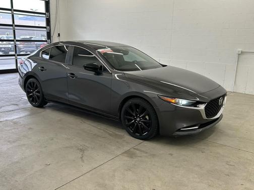 Machine Gray Metallic 2021 Mazda Mazda3 2.5 Turbo AWD