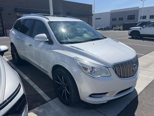 White Frost Tricoat 2017 Buick Enclave Premium