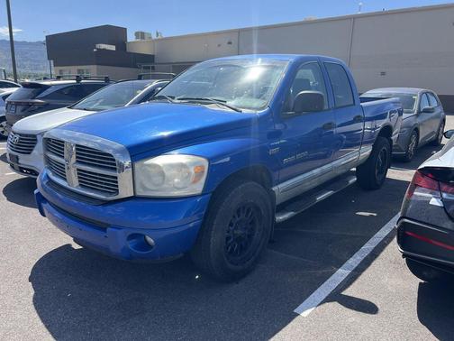 Electric Blue Pearlcoat 2007 Dodge Ram 1500 Laramie Quad Cab