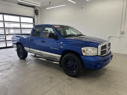 Electric Blue Pearlcoat 2007 Dodge Ram 1500 Laramie Quad Cab