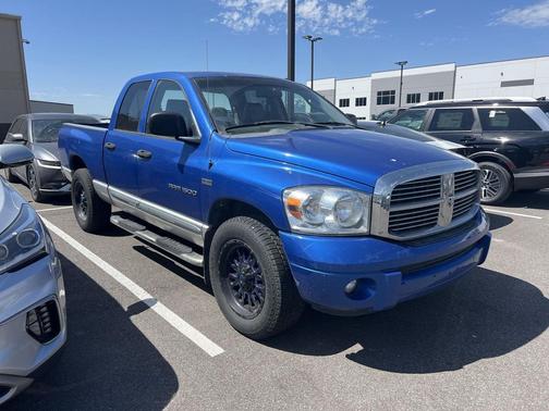 Electric Blue Pearlcoat 2007 Dodge Ram 1500 Laramie Quad Cab
