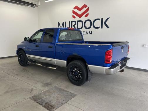 Electric Blue Pearlcoat 2007 Dodge Ram 1500 Laramie Quad Cab