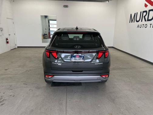 Amazon Gray 2026 Hyundai TUCSON Hybrid Blue SE