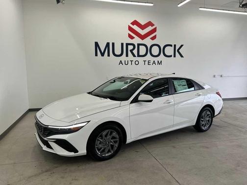 Serenity White 2025 Hyundai ELANTRA HEV Blue