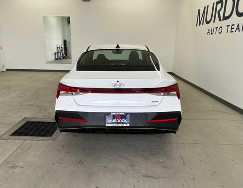 Serenity White 2025 Hyundai ELANTRA HEV Blue