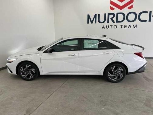 Serenity White 2025 Hyundai ELANTRA HEV SEL Sport