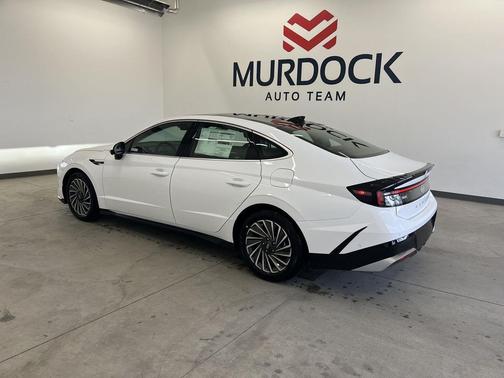 Serenity White 2026 Hyundai SONATA Hybrid Limited